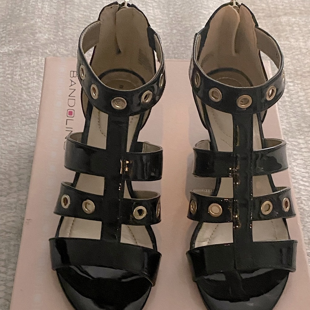 Bandolino Sz 6 Black Patent